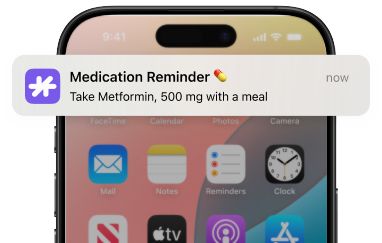 Medication Notification Illustration